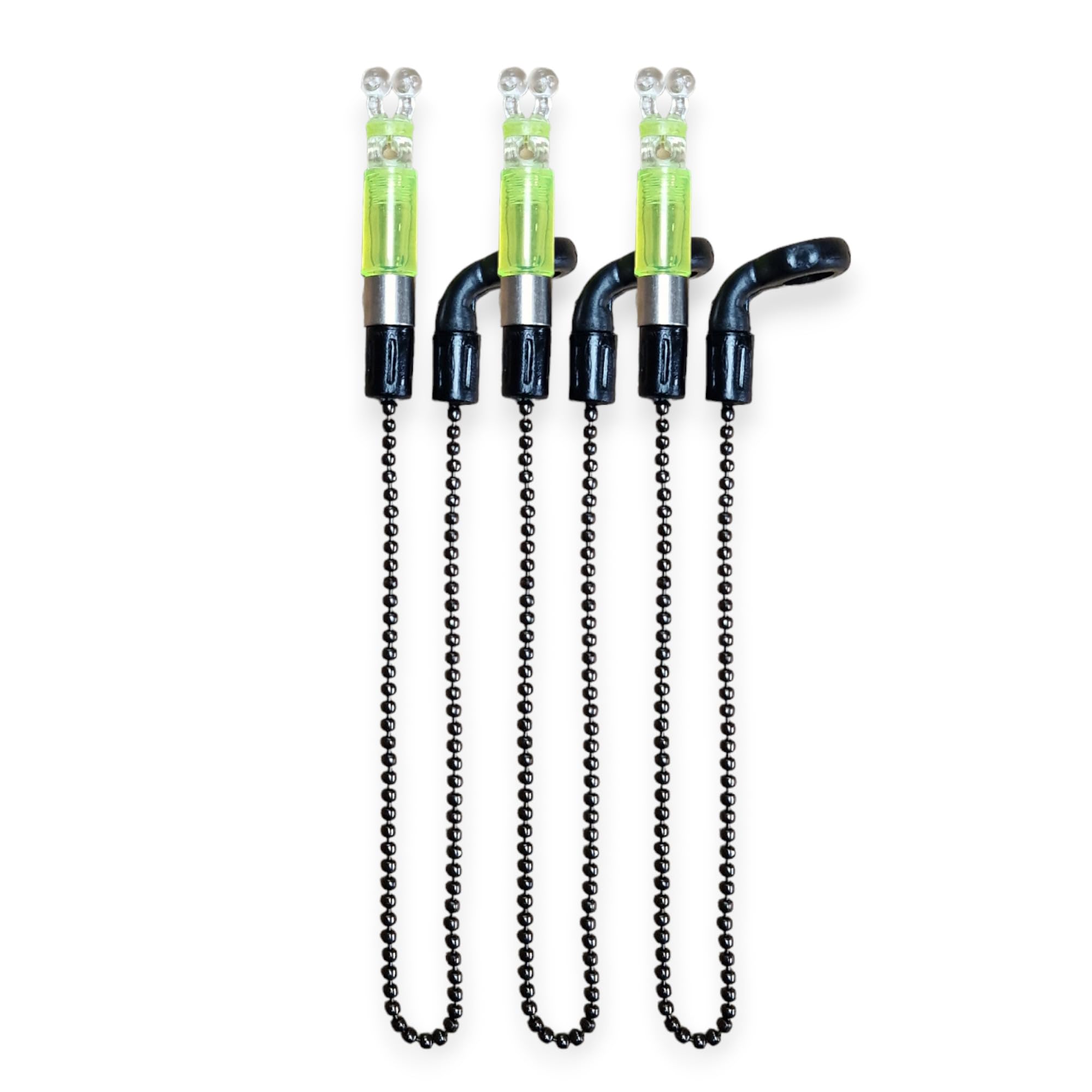 TJR Tackle 3 GTR Bobbins Bite Indicators Carp fishing Tackle for Bite Alarms and bank sticks From (Green)