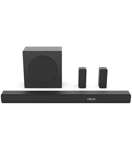 Amazon.com: Hisense 3.1 Ch 380W Soundbar with Wireless Subwoofer