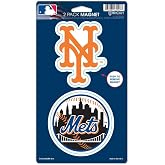 MLB New York Mets WCR62507014 Magnets (2 Pack), 5" x 9"