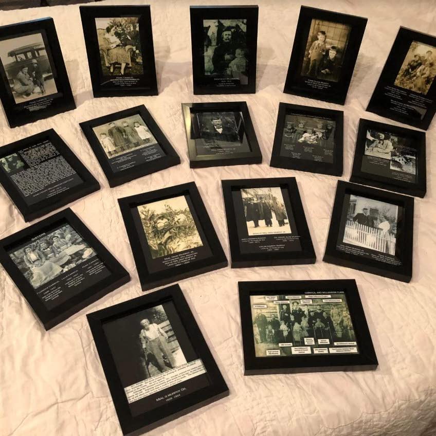 upsimples 5x7 Picture Frame with Real Glass,Bulk Photo Frames for Wall