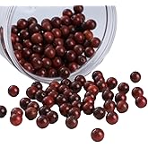 Beadia Natural Blood Sandalwood Beads 8mm Round Rosewood Beads for DIY Mala Prayer Necklace Bracelet Making 3.5oz