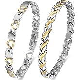 Vicmag Magnetic Bracelets for Women Titanium Steel Bracelet Strong Magnets with Adjustment Tool & Present Box