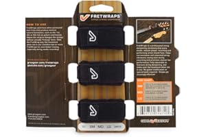 Gruv Gear FretWraps 3-Pack String Muters, Large, Black