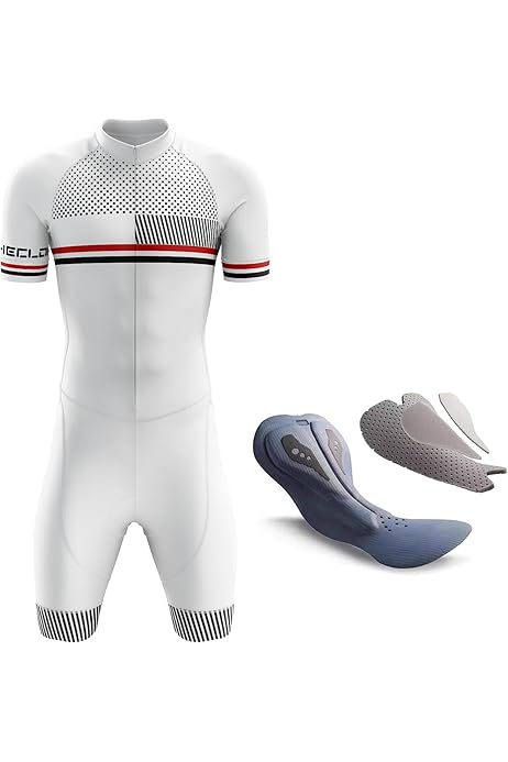 Traje Bicicleta Hombre Traje De Triatlón Para Hombre Manga Corta  Acolchado Incluye Gafas Y Guantes Natación, Ciclismo, Carrera Trajes De 