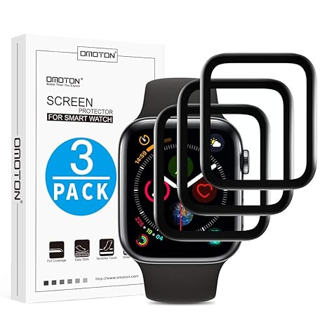 OMOTON Protector Pantalla Apple Watch 40mm Series 5/4, Flexible ...