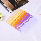 Feelava Embroidery Floss Organizer 10 Pcs with Label Tags - Hexagon view 6