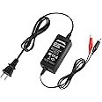 NASTIMA 12V 1.2A Sealed Lead Acid Battery Charger for Motorcycle Battery, Car Battery, Backup Power, UPS, Emergency Power
