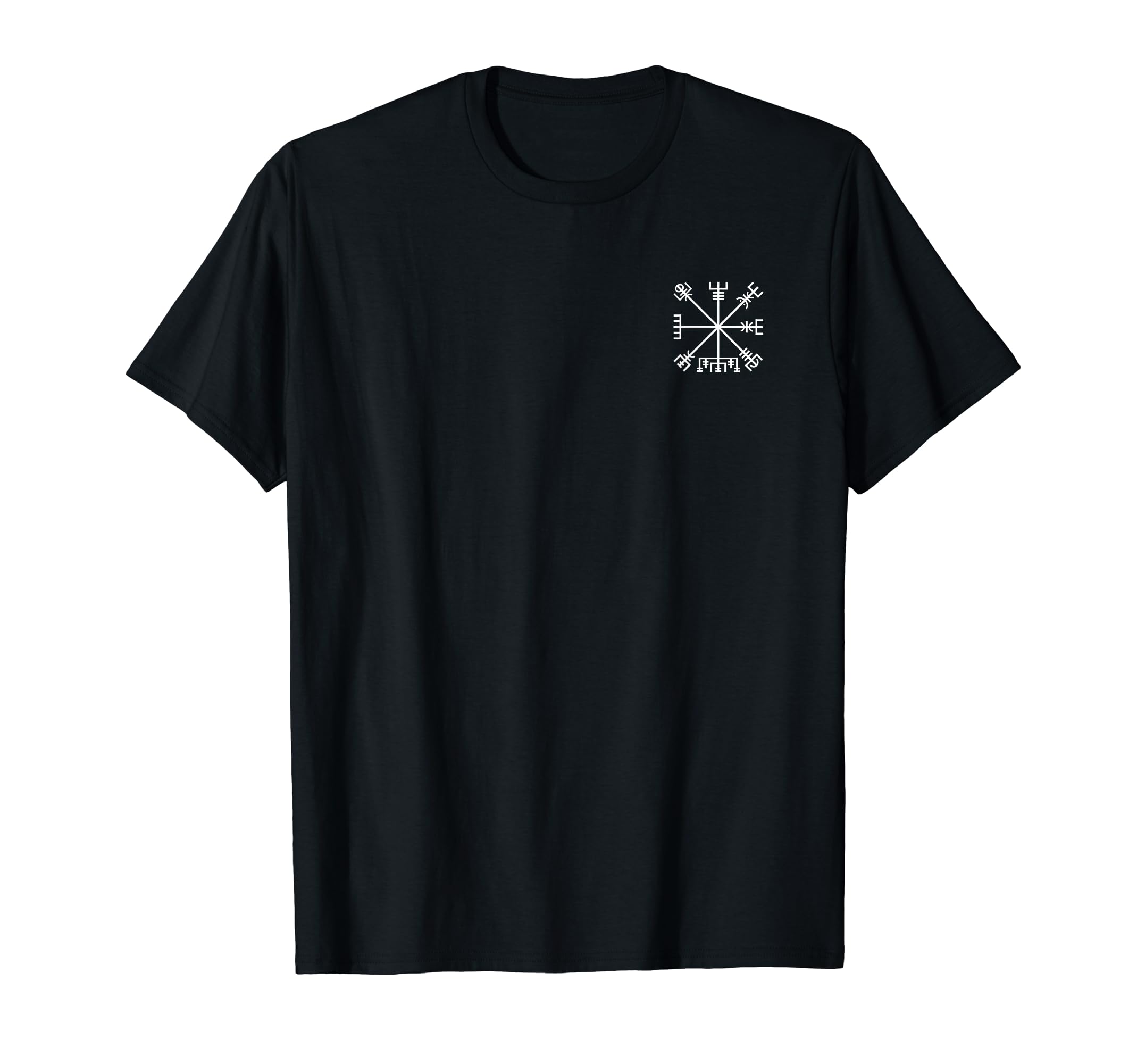 FRONT & BACK Viking Compass Vegvisir T-Shirt