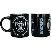 Boelter Oakland Raiders 14 oz Warm Up Ceramic Coffee Mug 2 Pack