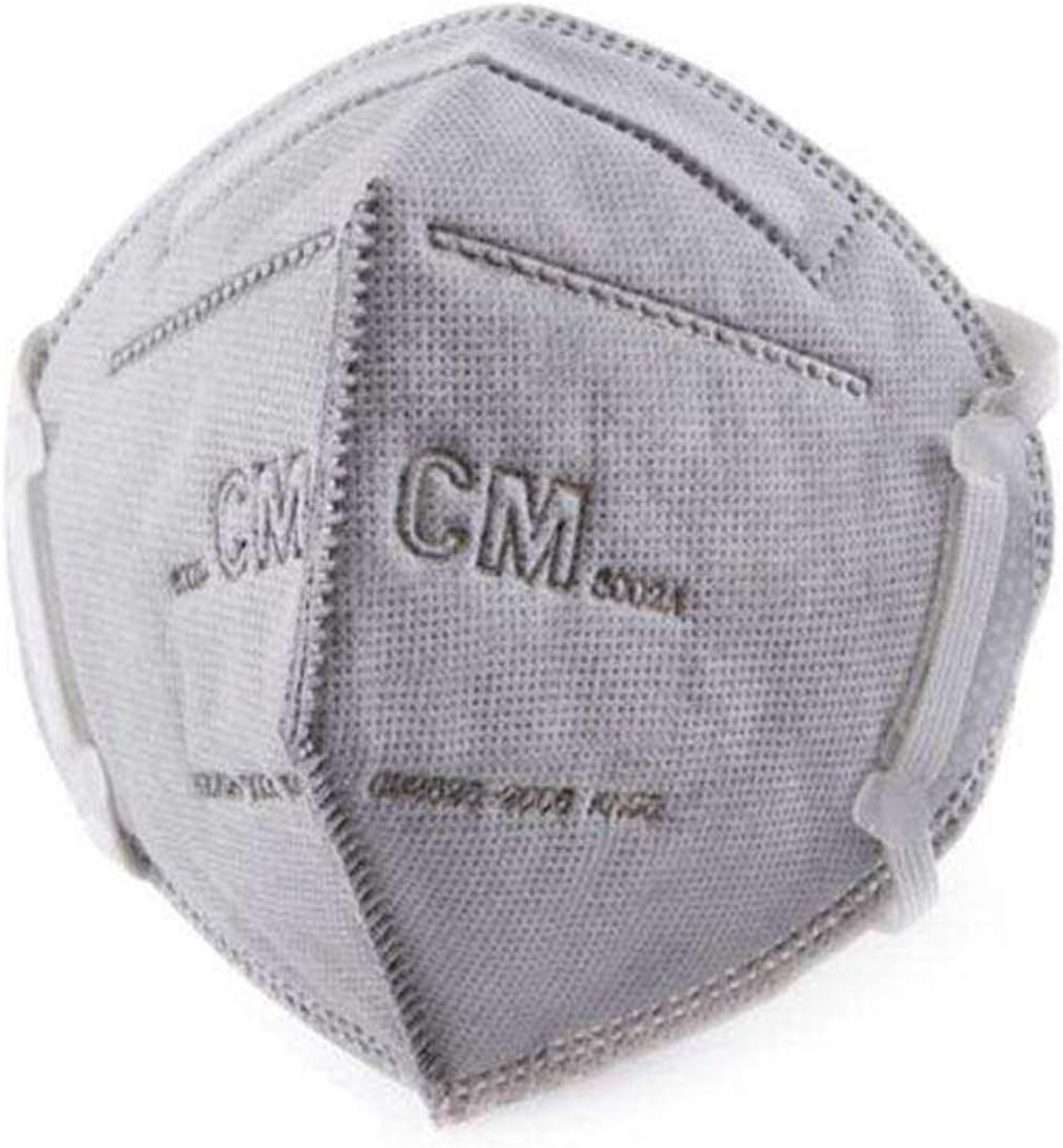 2 Pcs Face Mask Dust Mask Medical Cup Mask Anti Pollution Protection Mask, Grey