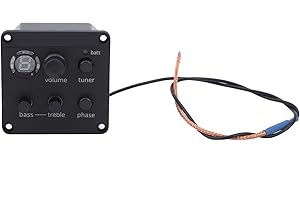 SPYMINNPOO Acoustic Guitar Pickup Onboard Preamps Equalizer,Auto Manual Tuning Mode EQ Glued to Sound Hole Instrument Replacement Accessories, Pickup