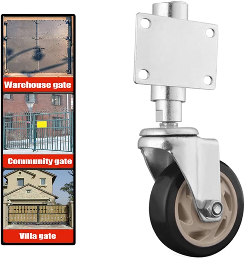 3inch/4inch Springloaded Door Caster Wheels,Heavy Duty Rubber Swivel