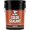 Liquid Rubber Color Waterproof Sealant - Elastomeric Roofing Coating for Flat or Slope Roofs & Foundations - DIY Paint & Leak Repair Membrane Compatible with Metal & Concrete - Dark Gray, 5 Gallon