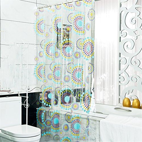 RFVBNM Waterproof mould bathroom shower curtain bathroom curtain 180cm W180cm L