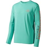 BASSDASH Fishing T Shirts for Men UV Sun Protection UPF 50+ Long Sleeve Tee T-Shirt