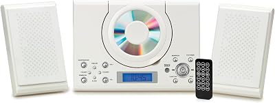 Grouptronics CD Player Stereo System Radio USB MP3 Clock Alarm Remote Wall