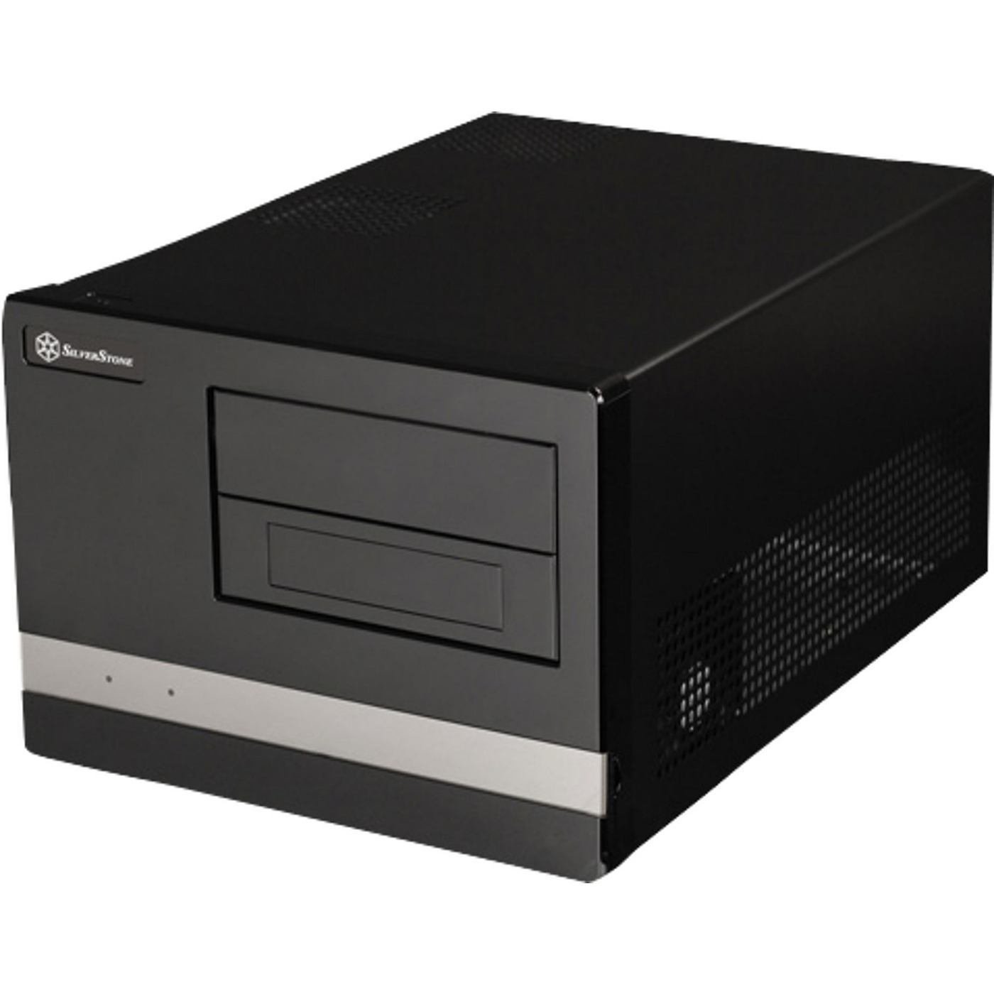 SilverStone SST-SG02B-F USB 3.0 - Sugo Micro ATX Computer Cube Case, black