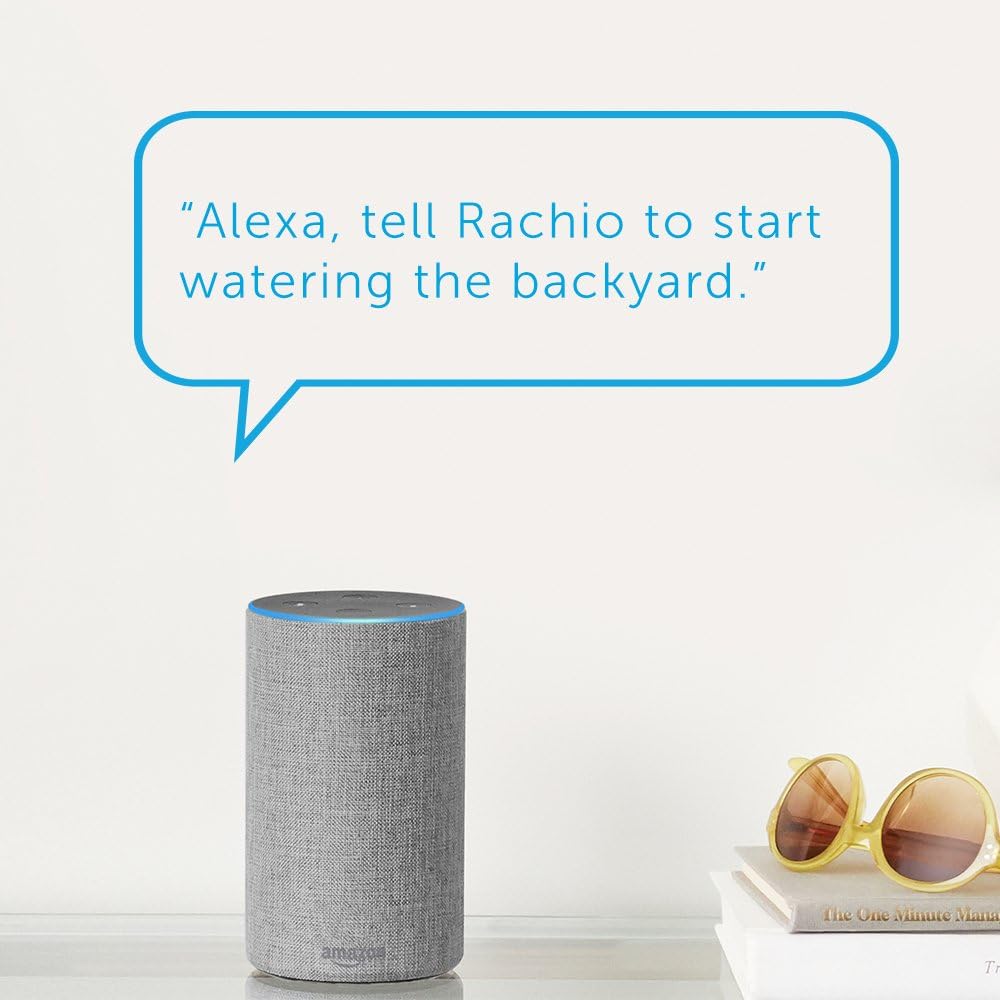 Rachio WiFi Smart Lawn Sprinkler Controller, 8-Zone 2nd Generation, Alexa and Apple HomeKit Compatible with Rain, Freeze and Wind Skip (8ZULW-B) : Garden & Outdoor