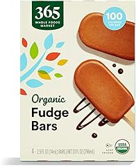 365 by Whole Foods Market, Organic Fudge Bars, 2.5 fl oz, 4 ct, (Frozen)