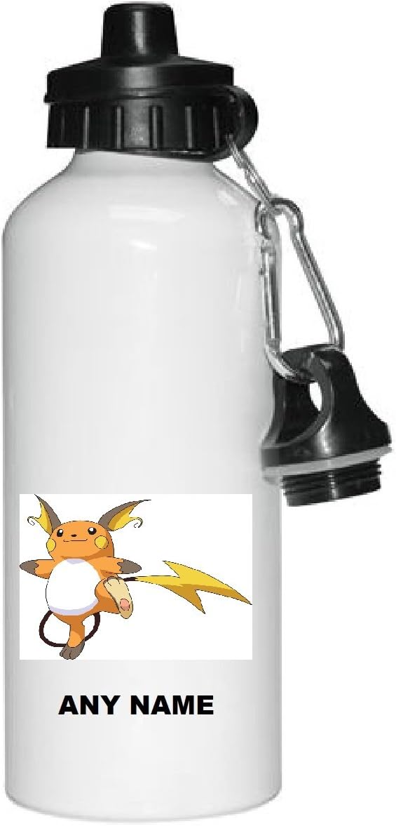 Personalised Raicho Pokemon Water Bottle, Pokemon Water Bottles