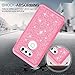 LeYi Compatible for LG V30 / LG V30 Plus/LG V35 ThinQ Case with HD Screen Protector， LeYi Luxury Glitter Bling Cute Girls Women Dual Layer Heavy Duty Phone Case for LG V30 / LG V30 + TP