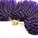 BeautyGrace Pack of 3 Marlybob Crochet Braids Hair Ombre Afro Kinky Curly Braiding Hair Extensions for Girl Women(8