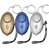 Safe Sound Personal Alarm KOSIN 3 Pack 145DB Personal Security Alarm Keychain with LED Lights Emergency Safety Alarm for Wome