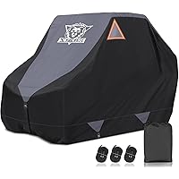 XYZCTEM UTV Cover,Outdoor Waterproof All-Weather Protection UTV Cover Compatible with Polaris RZR Can-Am Yamaha Honda Kawasak
