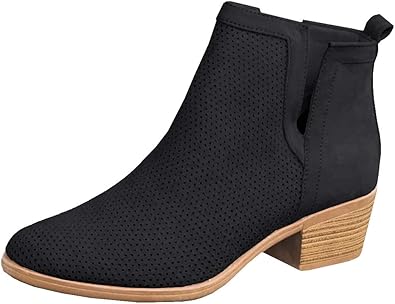 block heeled shoe boots