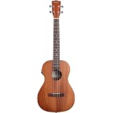 Kala KA-BE Satin Mahogany Baritone Acoustic-Electric Ukulele