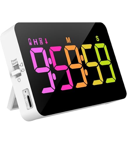 Back Display Timer Timer Large Display Digital Timer - 99 Minute Countdown With Magnetic ...