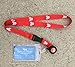 Cruise On Cruise Lanyard for Ship Cards – 2-Pack Retractable Badge & Waterproof Key Card Holder for Ship Cards – Cruise Essentials 2025-2026, Perfect for Travel & Vacation (Red Pirate)