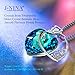 J.NINA Heart Pendant Mom Necklace Engraved I Love You mom with Swarovski Crystals Birthday Anniversary Mothers Day Jewelry Gifts for Women Wife Grandma
