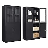 AFAIF Glass Display Cabinet Curio Cabinet with