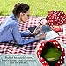 Freddie and Sebbie Lunch Bag - Fashionable Reusable Insulated Large Red Neoprene Lunch Box - Luxury Lunch Bags Boxes For Women, Adults, Kids, Girls, and Teen Girls