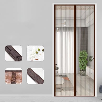Sloog Magnetic Screen Door Entry Door Mesh Durable Patio Door Mesh