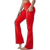 BUBBLELIME 29"/31"/33"/35"/37" High Waist Yoga Pants Tummy Control for Womens Bootcut Workout Flared Basic/Out Pockets