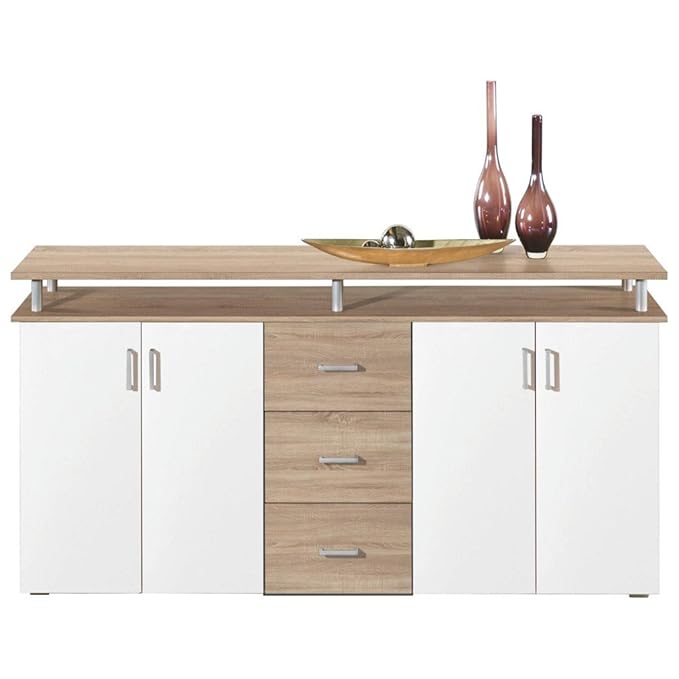 title=AVANTI TRENDSTORE- Lift- Comò spaziosa con 4 ante a battente e 3 cassetti, in