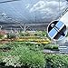 Agfabric 12 X 20ft 50% Sunblock Shade Cloth with Grommets for Garden Patio, Black