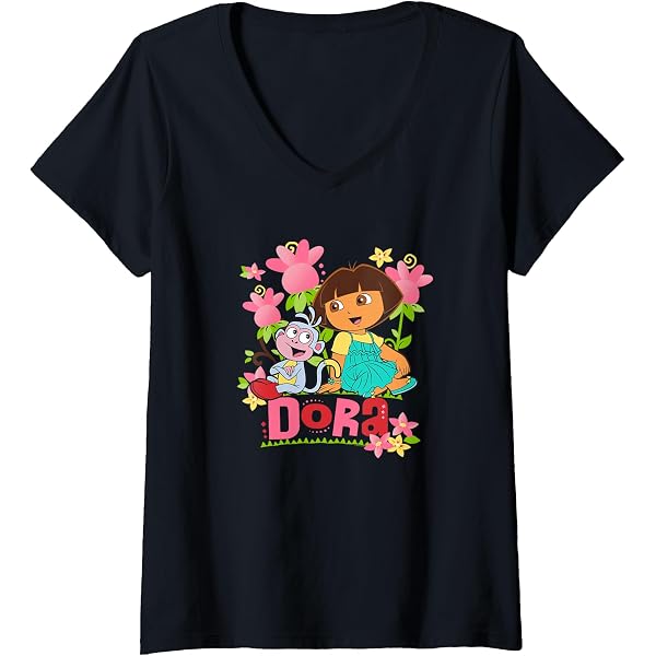 Amazon.com: Dora the Explorer Boots the Monkey Flowers Colorful