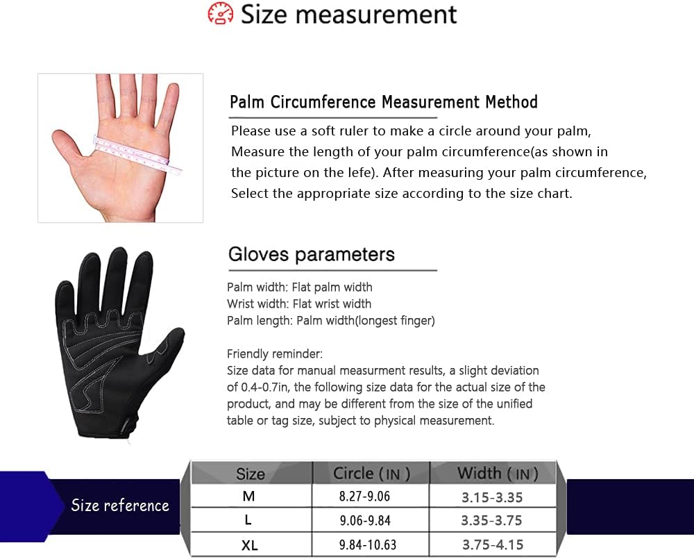 BOODUN Motorcycle Riding Gloves for Men and Women, Breathable Motorbike Gloves Knuckle Protection, for Climbing, Road Racing, Motocross etc: Sports & Outdoors
