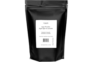 Yogti Agar Agar Powder 200g – 100% Pure | Vegan Gelatin Substitute | Odorless & Tasteless | Gluten-Free, Non-GMO | High Gelli