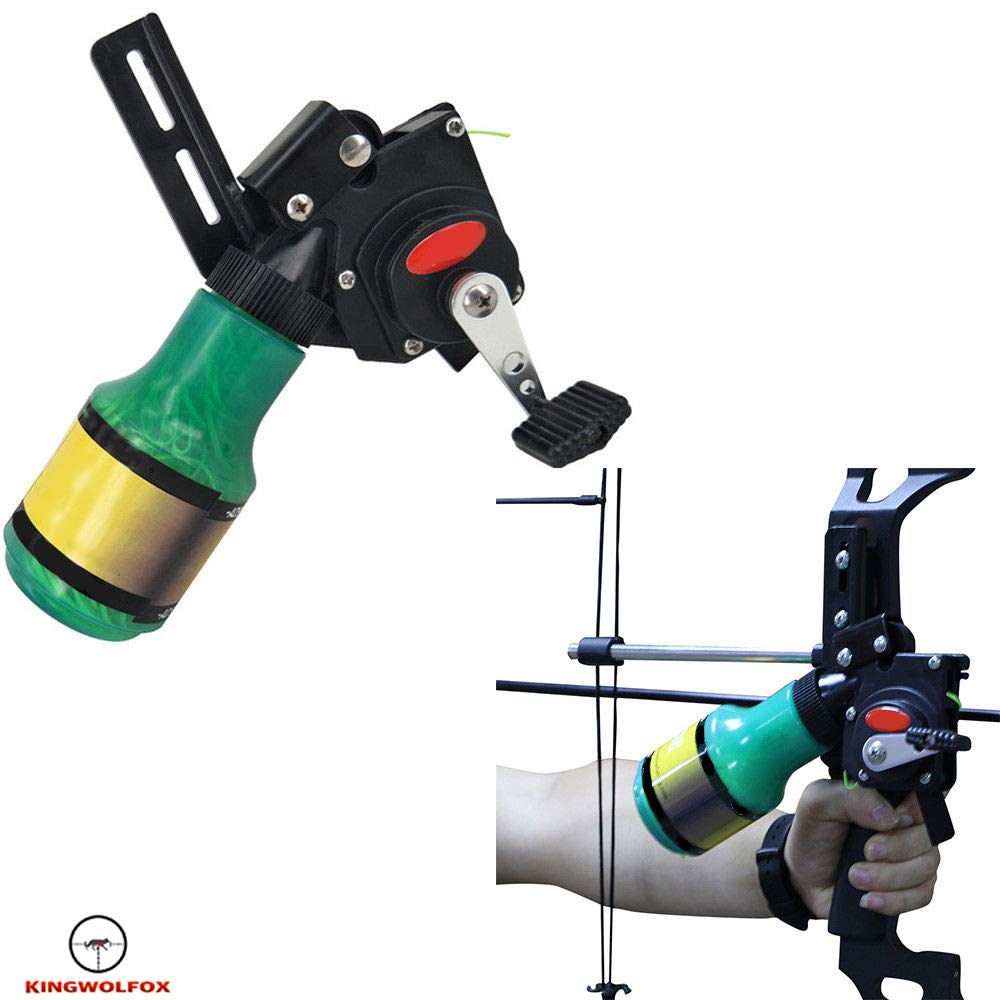 Kingwolfox コンパウンドボウ リカーブボウ用 ボウフィッシングリール B07gwqq2cp プロアーチェリーレトリバー リール ディズニープリンセスのベビーグッズも大集合