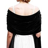 Maricrosea Shawl Wraps for Women,Velet Shawls and Wraps for Evening Dresses Winter Warm Foral Shawl Bridal Scarfs Cover Up
