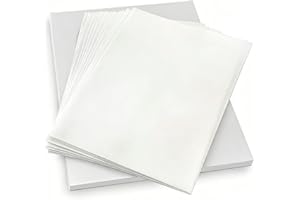 Edible Wafer Paper Sheets 25pcs, A4 White Letter Size 8.5" x 11" Printable for Cakes, Cupcakes & Others, Food Grade Wafer She