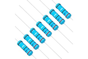 Chanzon 30pcs 2W 2.7 Ω ohm 2r7 Metal Film Fixed Resistor 0.01 ±1% Tolerance 2.7R MF Through Hole Resistors Current Limiting Rohs Certificated