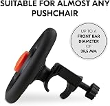 hauck Pushchair Steering Wheel Toy Black with Horn for Buggies 39.5 cm view 6