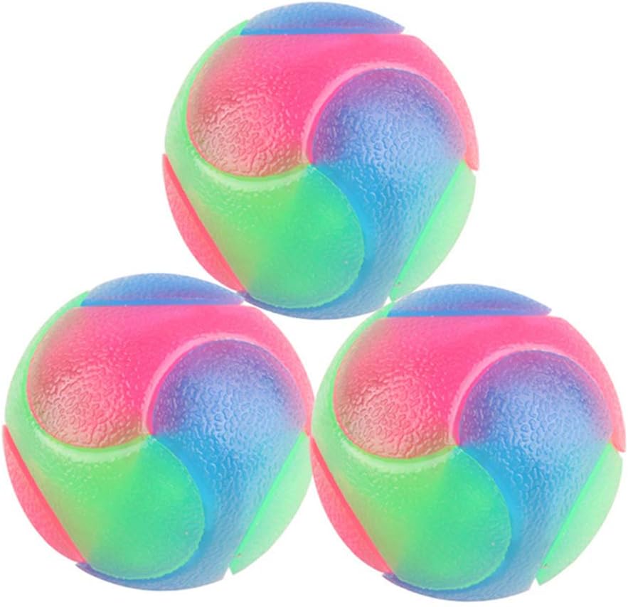 Rolin Roly Leuchtball Hundespielzeug - Blinkender Ball Mit LED Licht