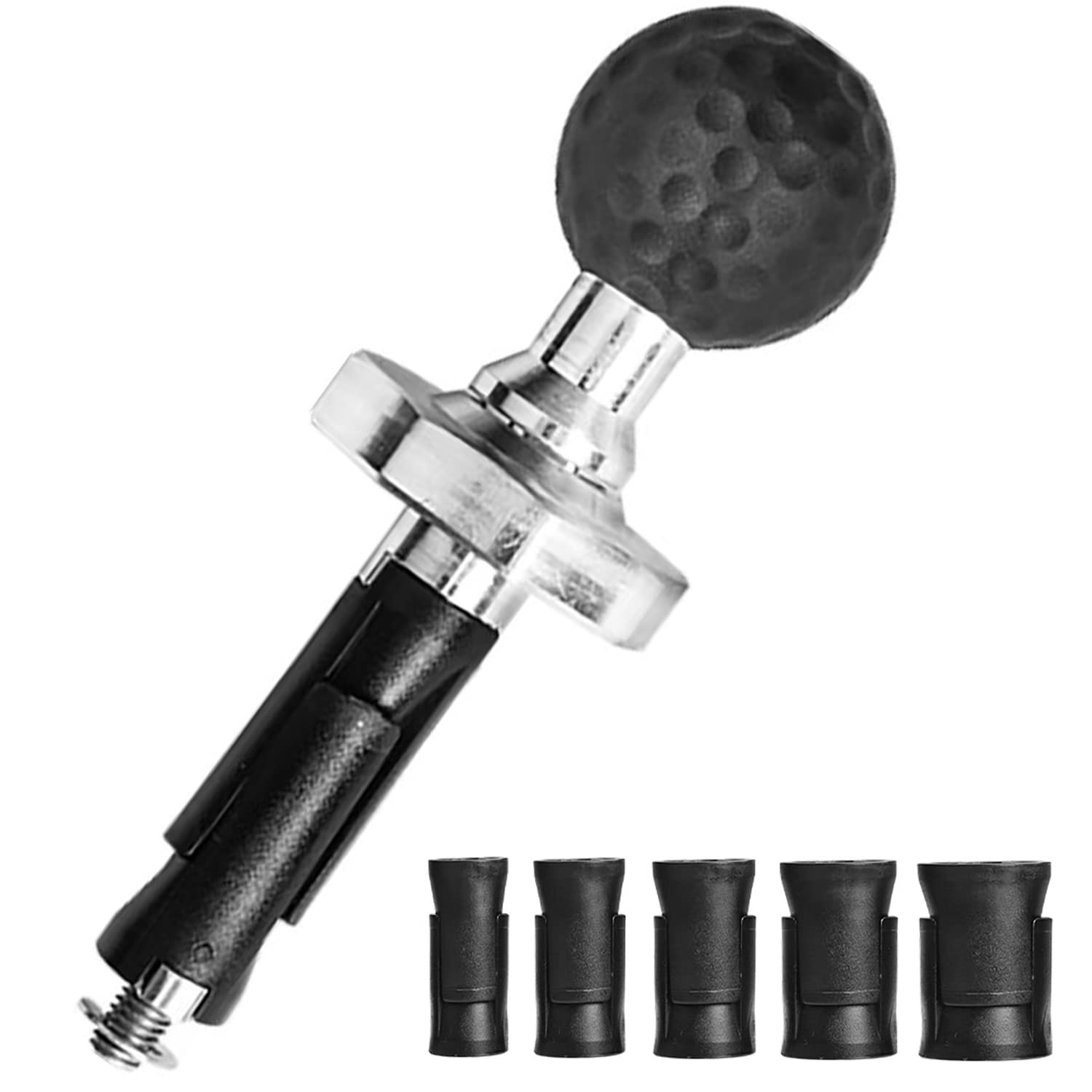 iMESTOU Motorcycle Fork Stem Mount, 1-Inch Ball Base Adapter, Fits Ram B Size Phones, 12-30mm Stem Holes, Compatible with Yamaha, Kawasaki Ninja, BMW, Suzuki, Ducati