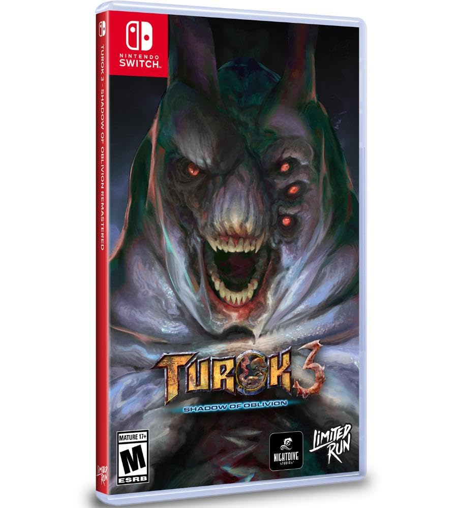 Turok 3 Shadow of Oblivion Remastered Nintendo Switch Limited Run #237